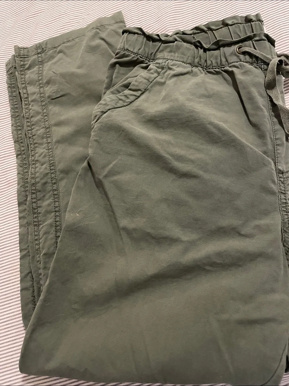 Sonoma Olive Drawstring Women’s Chino Pants